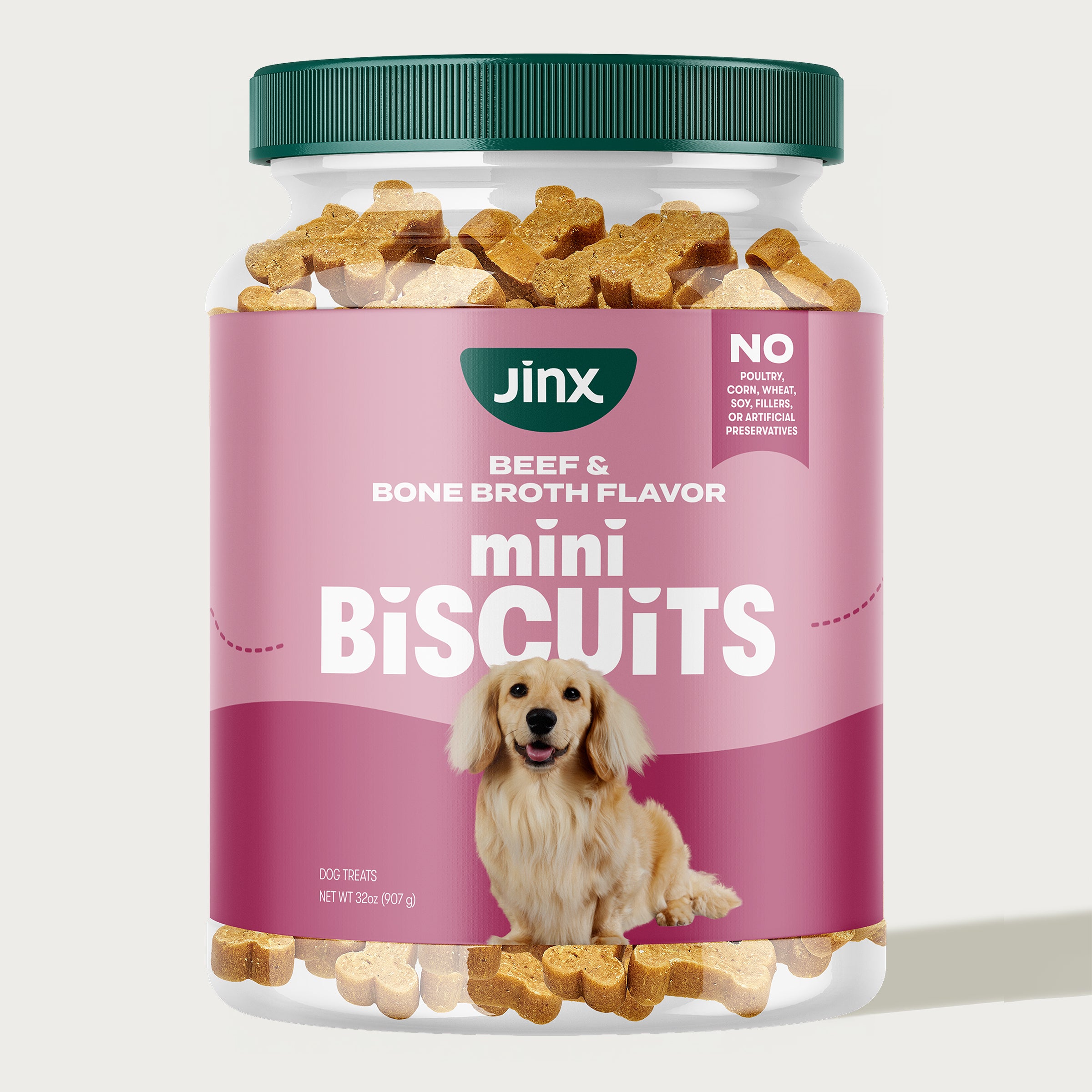 Oven-Baked Beef Bone Broth Mini Biscuits | Jinx Oven-Baked Beef Bone Broth Mini Biscuits | Jinx