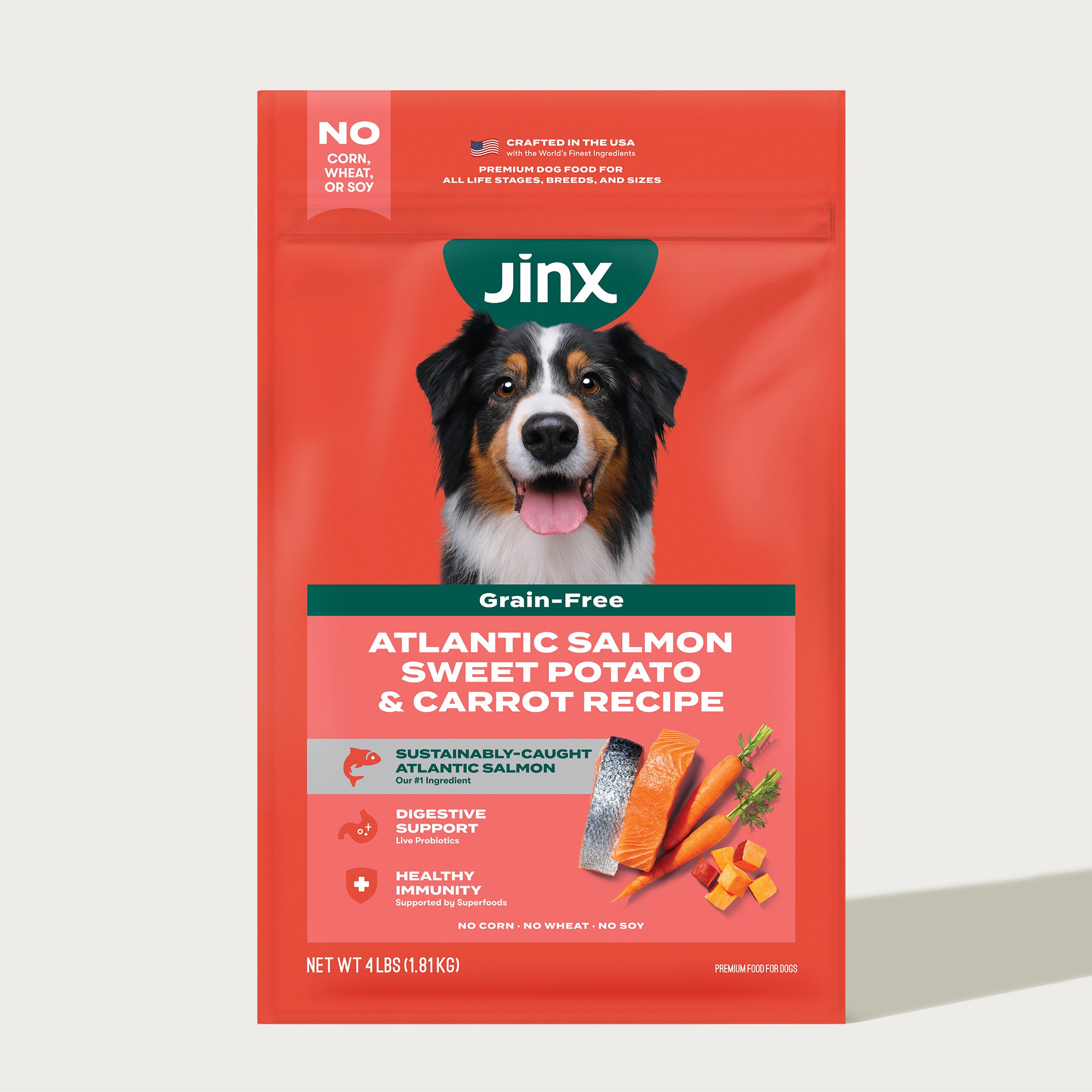 Grain-Free Atlantic Salmon Dog Food | Energy & Wellness – Jinx