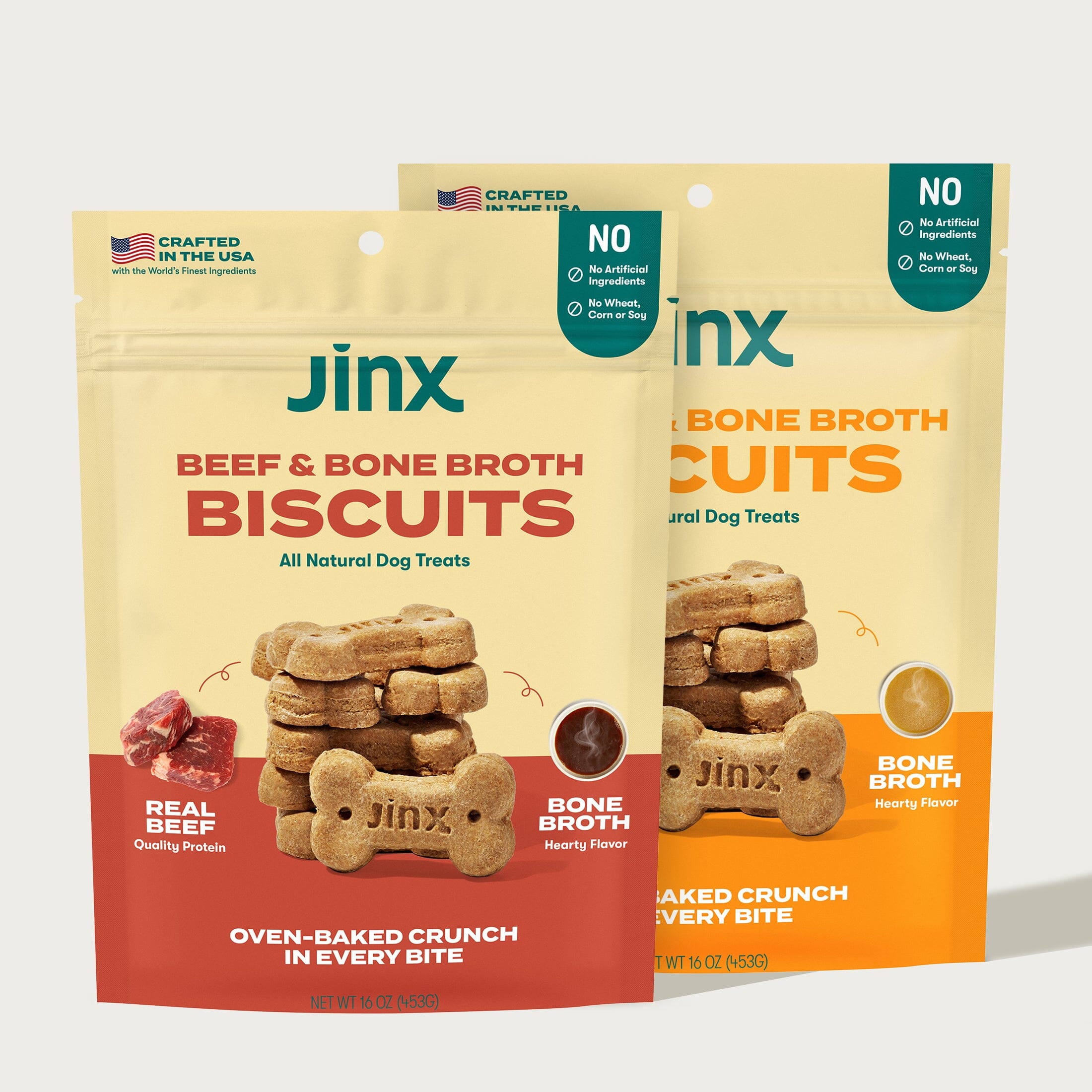 Bone Broth Biscuit Duo Dog Treats Jinx 