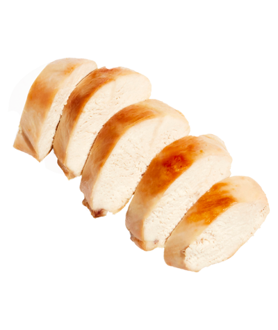 Organic chicken slices