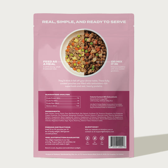 View of Shop Homemades Beef and Chicken Dog Food – Jinx