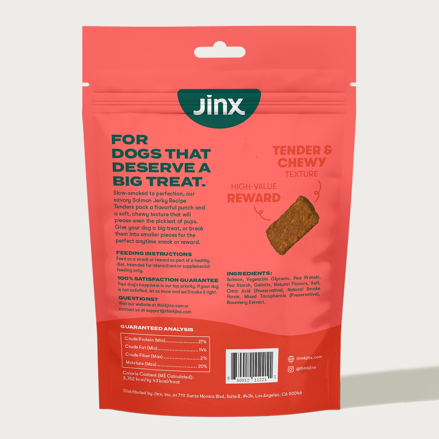 Shop Protein-Packed Pumpkin and Salmon jerky Jerky For Dogs – Jinx