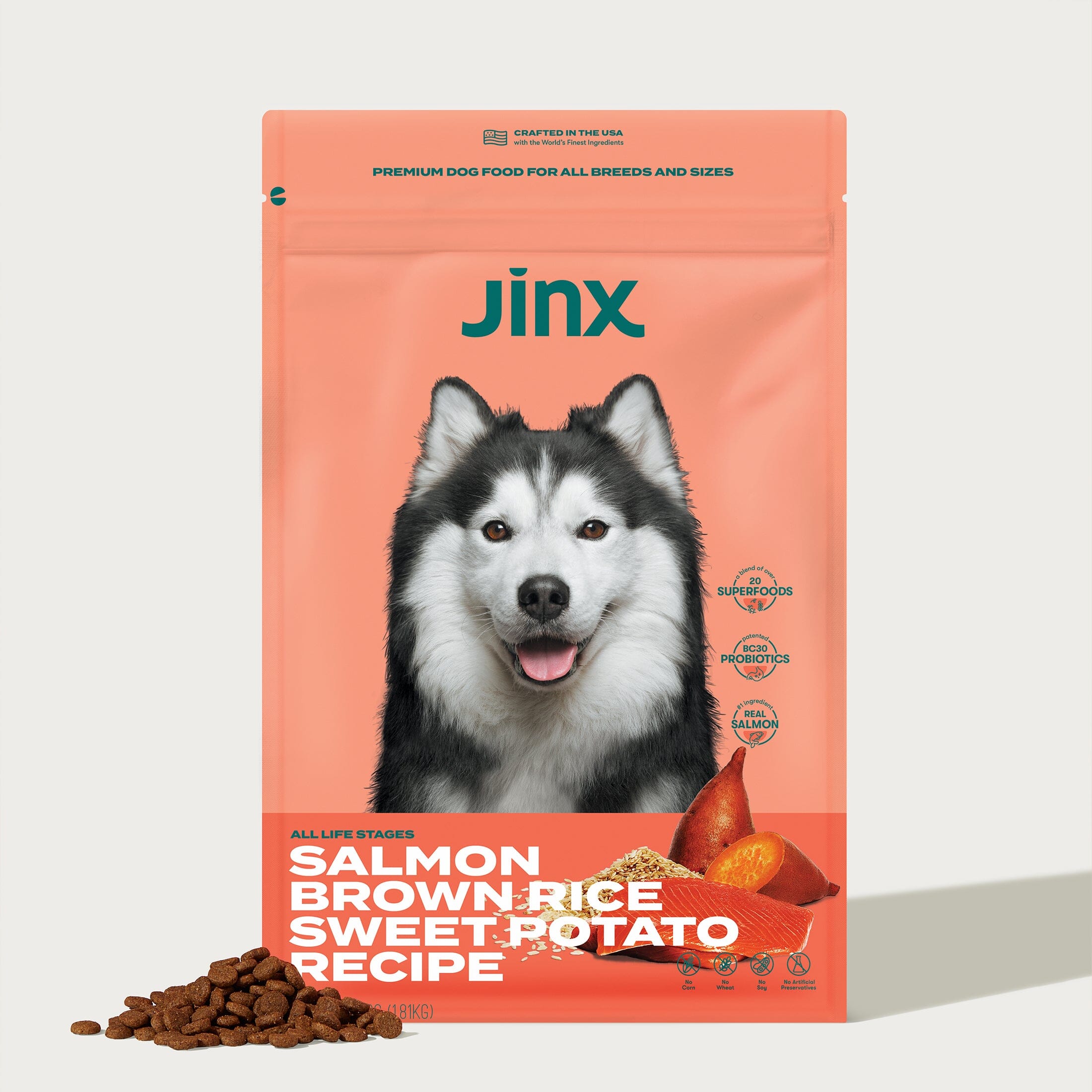 Atlantic Salmon Dog Food Dog Kibble Jinx 