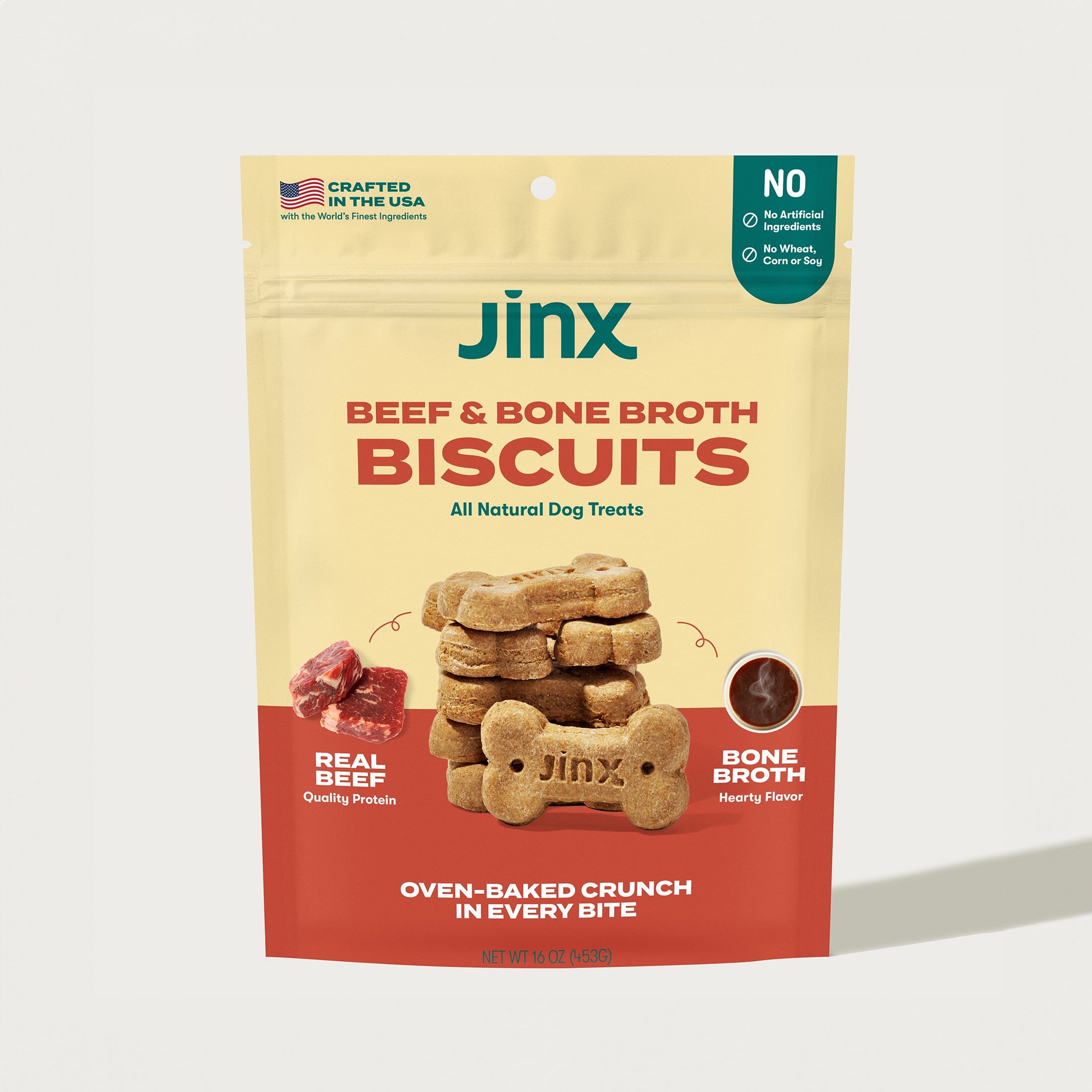 Beef Bone Broth Biscuits Jinx 