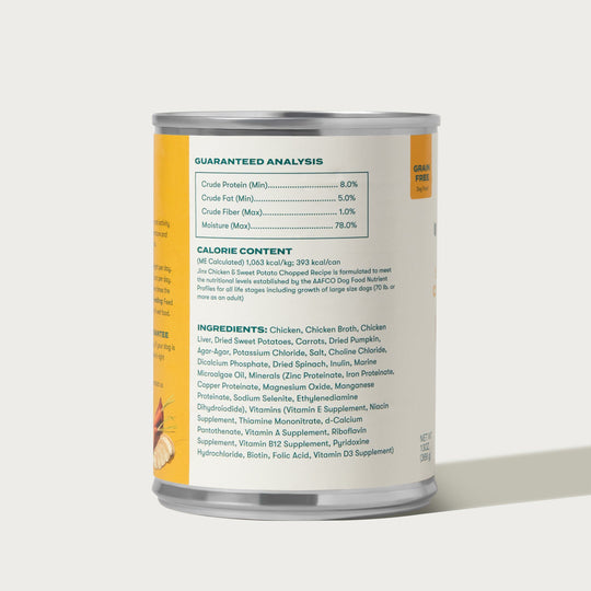 Curated visual reference: Gallery Detail: Shop Grain Free Chicken And Sweet Potato Dog Food Wet
